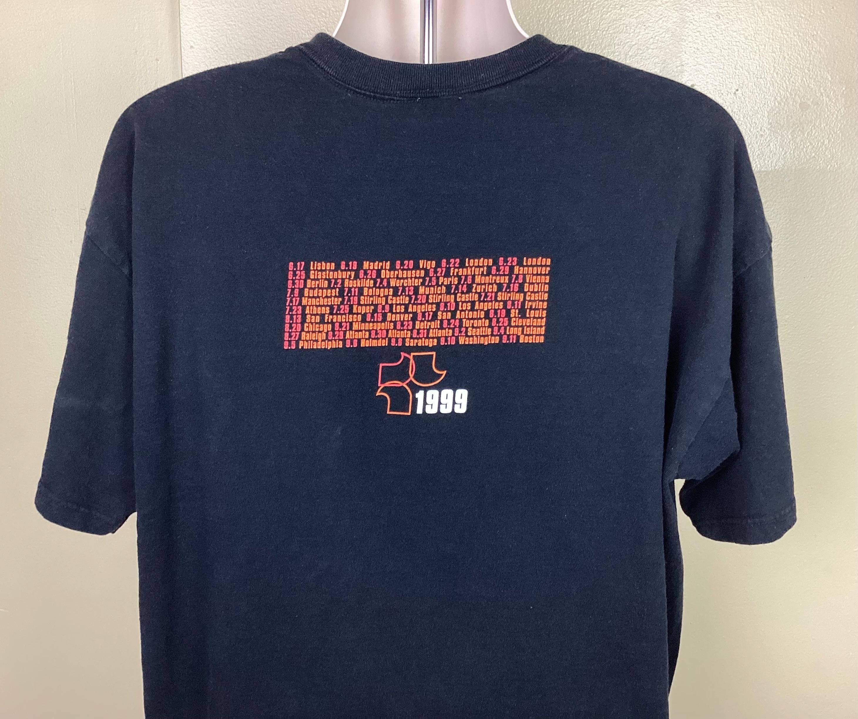 Vtg 1999 R.e.m. Concert T-shirt Black Xl/xxl 90s Rem Indie Vtg 1999 R.e.m. Concert T-shirt Black Xl/xxl 90s Rem Indie