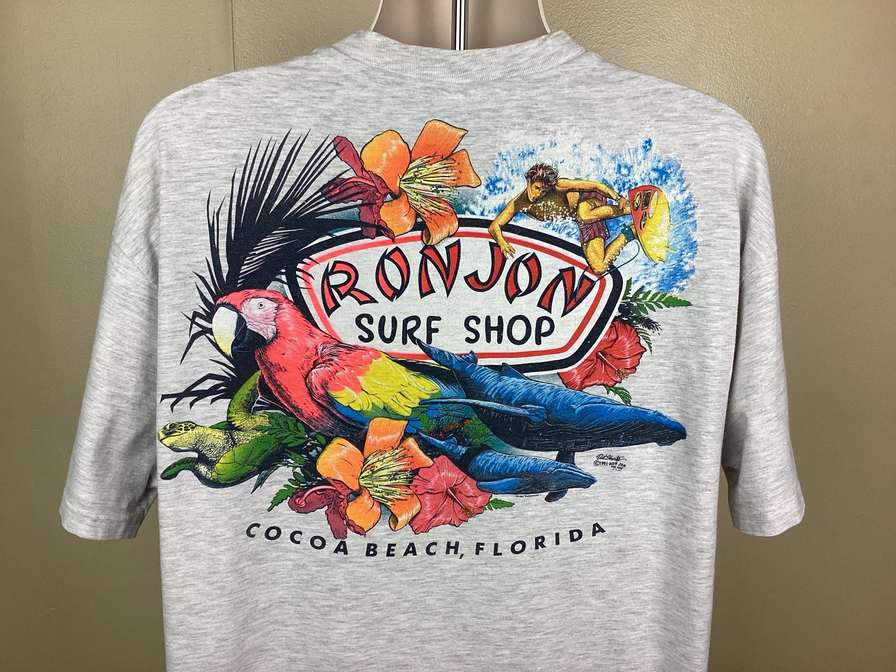 1991 RON JON ロンジョン サーフ　ポケTシャツ ブラック　XL 1991 RON JON ロンジョン サーフ ポケTシャツ ブラック XL | Tシャツ