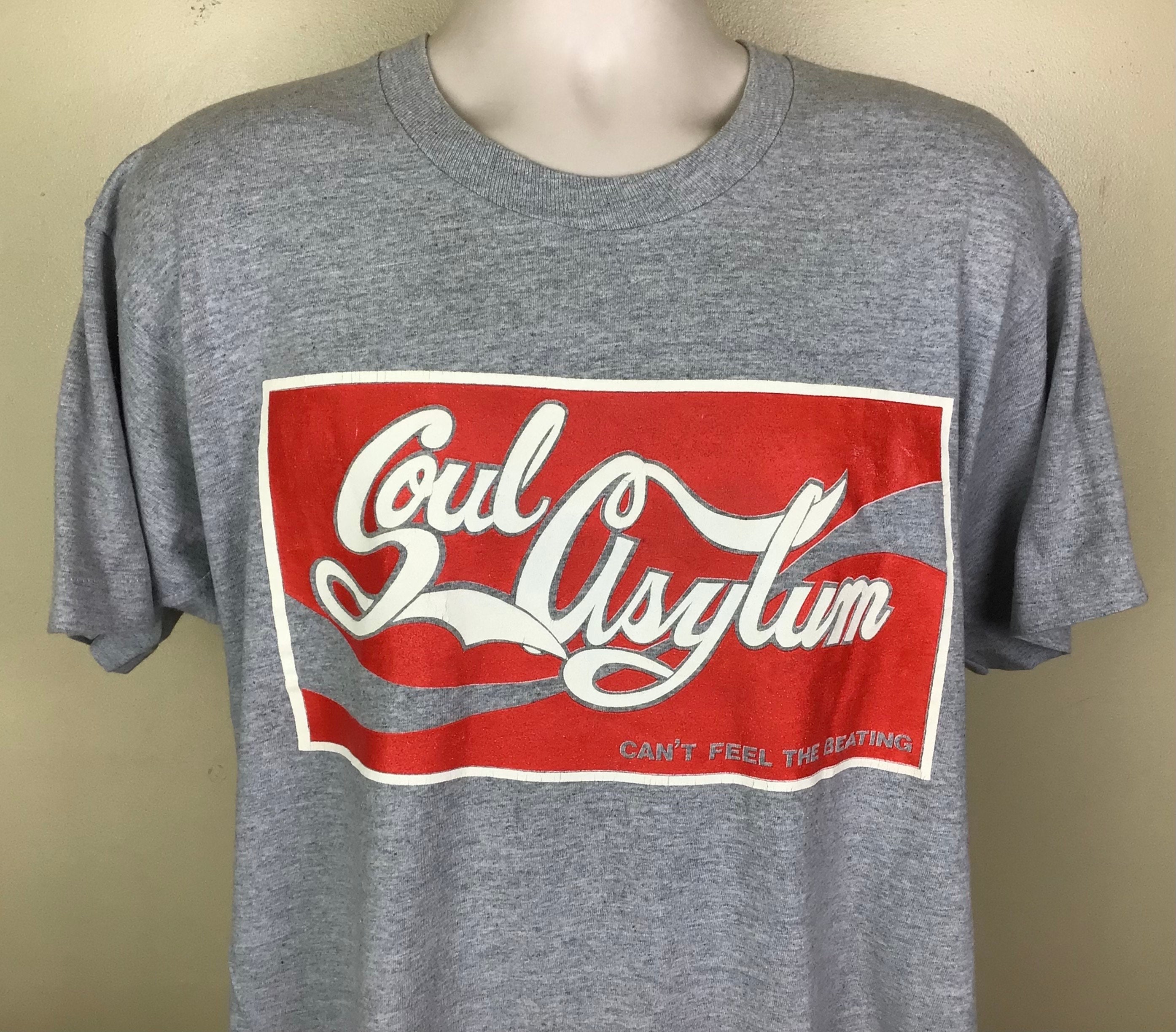 Vtg 1990 Soul Asylum Concert T-shirt Heather Gray L 90s Grunge 
