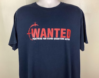 Vintage 90s Tom Clancy’s Rainbow Six T-Shirt Black XL 1998 Computer PC Console Video Game