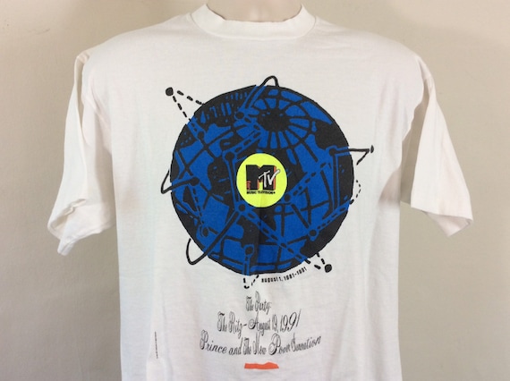 Vtg 1991 MTV Prince and the New Power Generation Concert T-shirt