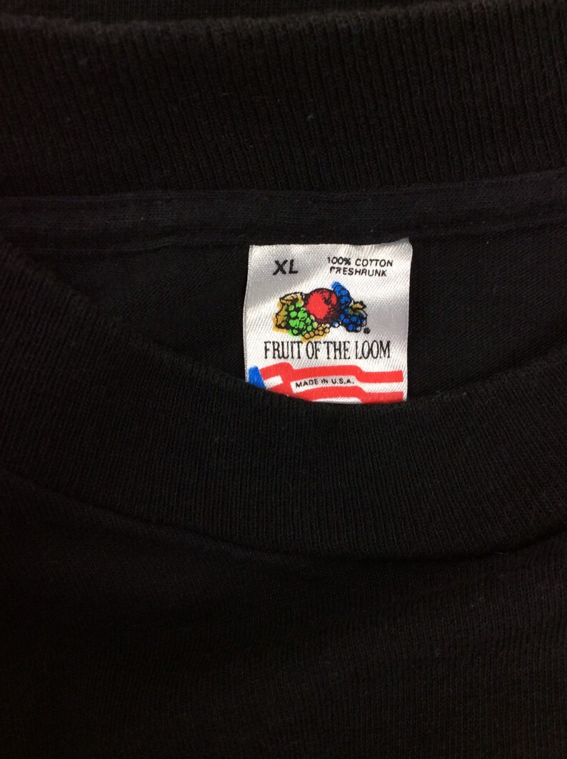 Vtg 80s 90s Western Union Quick Collect TShirt Noir XL Made Etsy