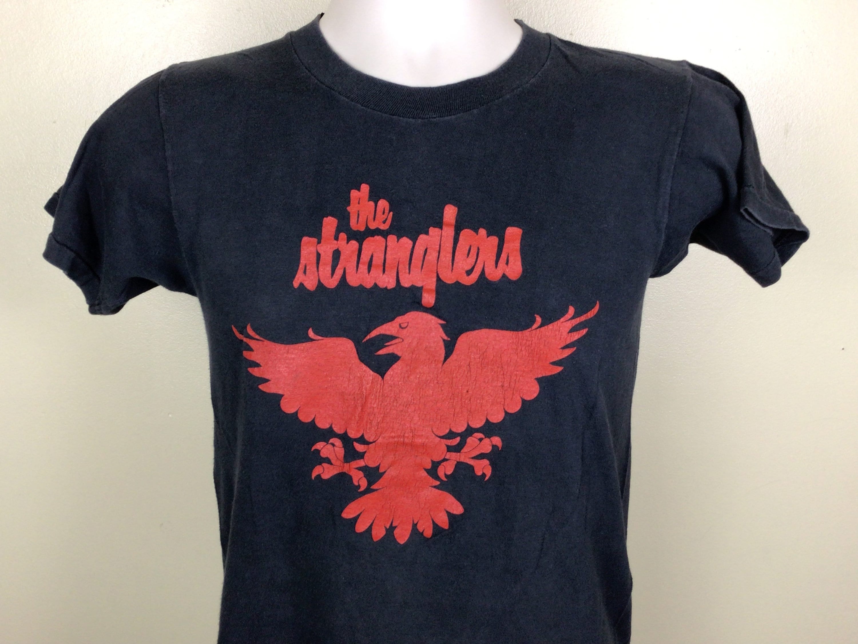 Vtg Early 80s the Stranglers T-shirt Black S 80s Screen Stars Post