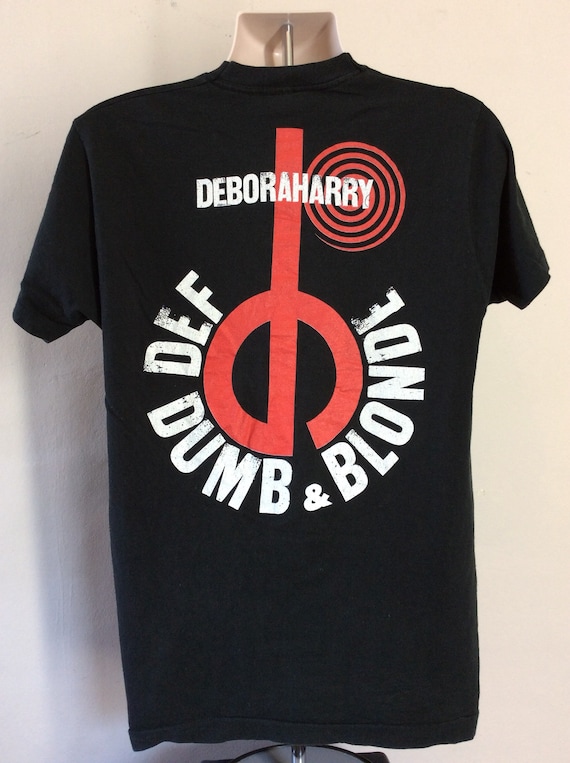 Vtg 1989 Deborah Harry Concert T-Shirt Black L/XL… - image 2