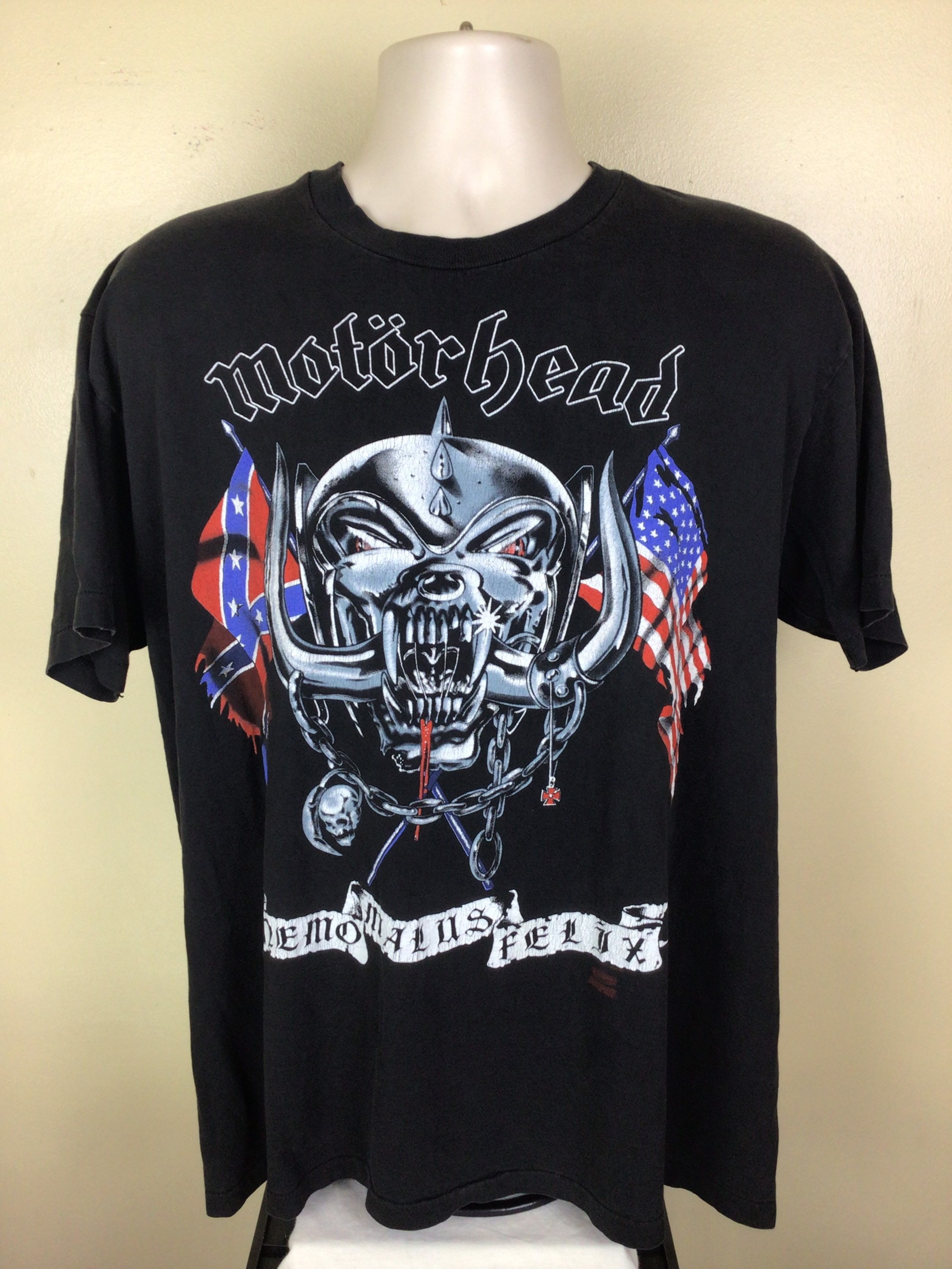Vtg 1991 Motörhead Concert T-shirt Black XL 90s Hard Rock - Etsy
