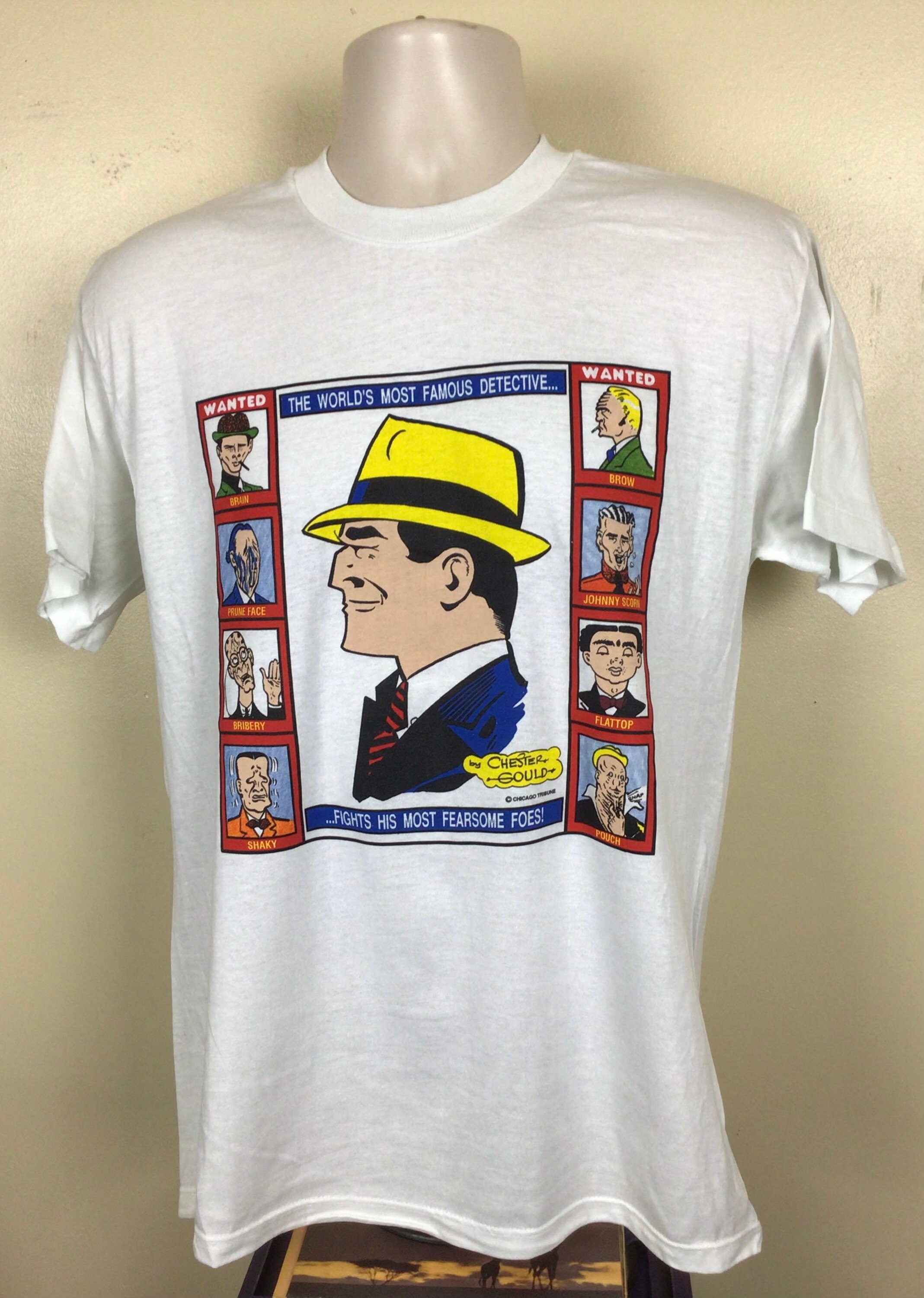 ヴィンテージ 80年代 ディック・トレイシー Tシャツ ホワイト M/L 