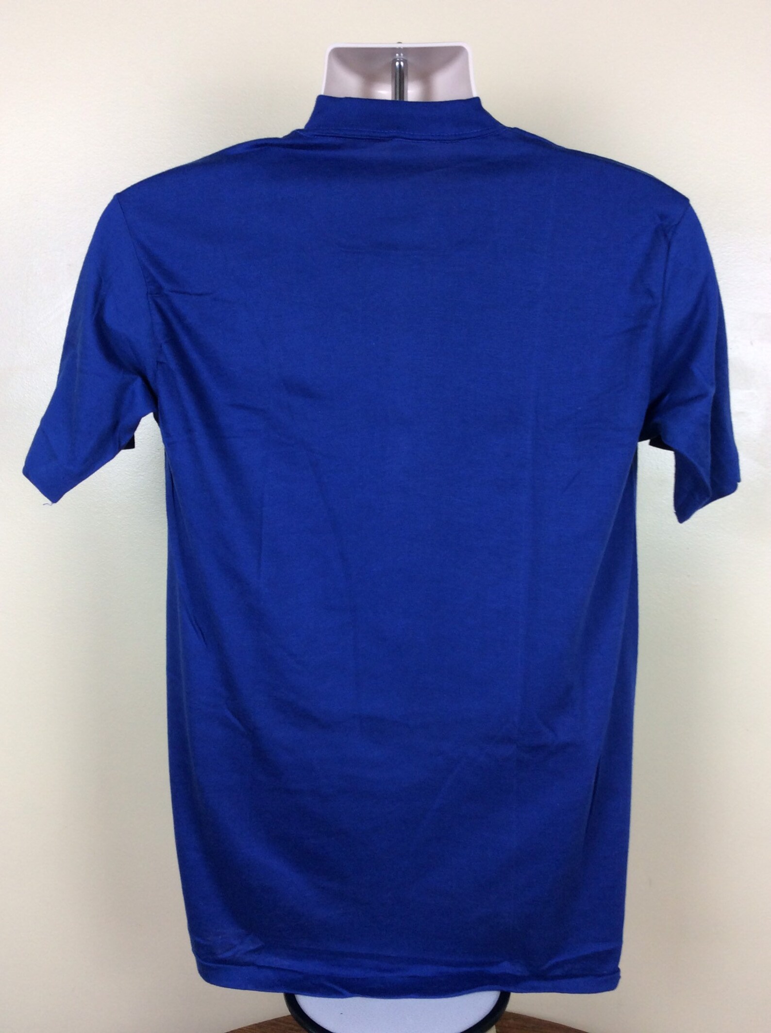 Vtg 80s Wolf Sportswear Plain Blue Tshirt M/L Blank 50/50 Etsy