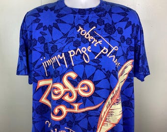 レッドツェッペリンUSA製　1970年代　ヴィンテージ　ロックTシャツ 80年代 USA製 size : XL【 LED ZEPPELIN 】レッド ツェッペリン