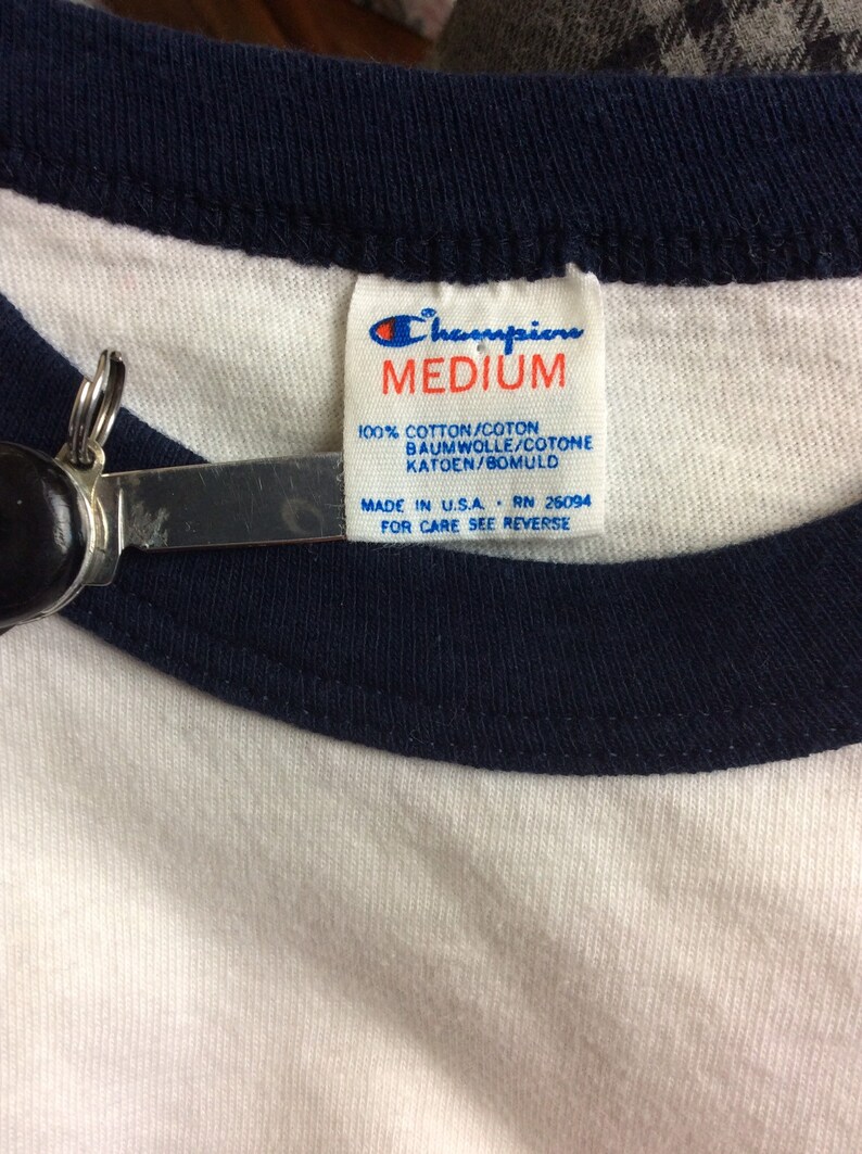 Vtg 80s Wendelville Drinking Team Ringer T-Shirt White XS ...
