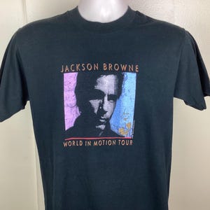 JACKSON BROWNE プリントTシャツ Mサイズ Jackson Browne T - Etsy