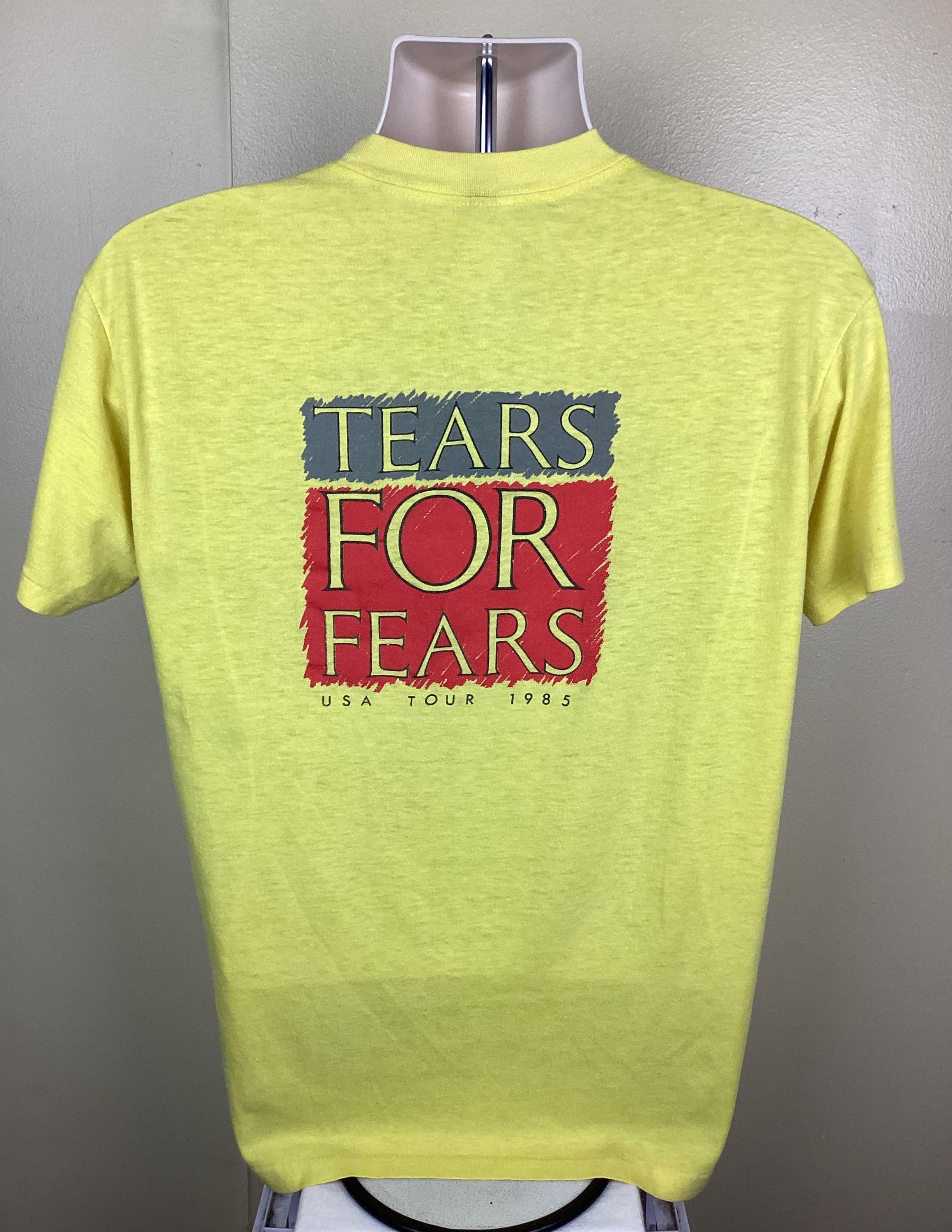 ヴィンテージ 1985 ティアーズ・フォー・フィアーズ コンサートTシャツ 
