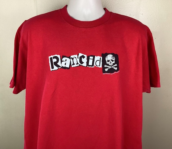 Vtg 2001 Rancid T-shirt Red XL Y2K Pop Punk Rock Band - Etsy