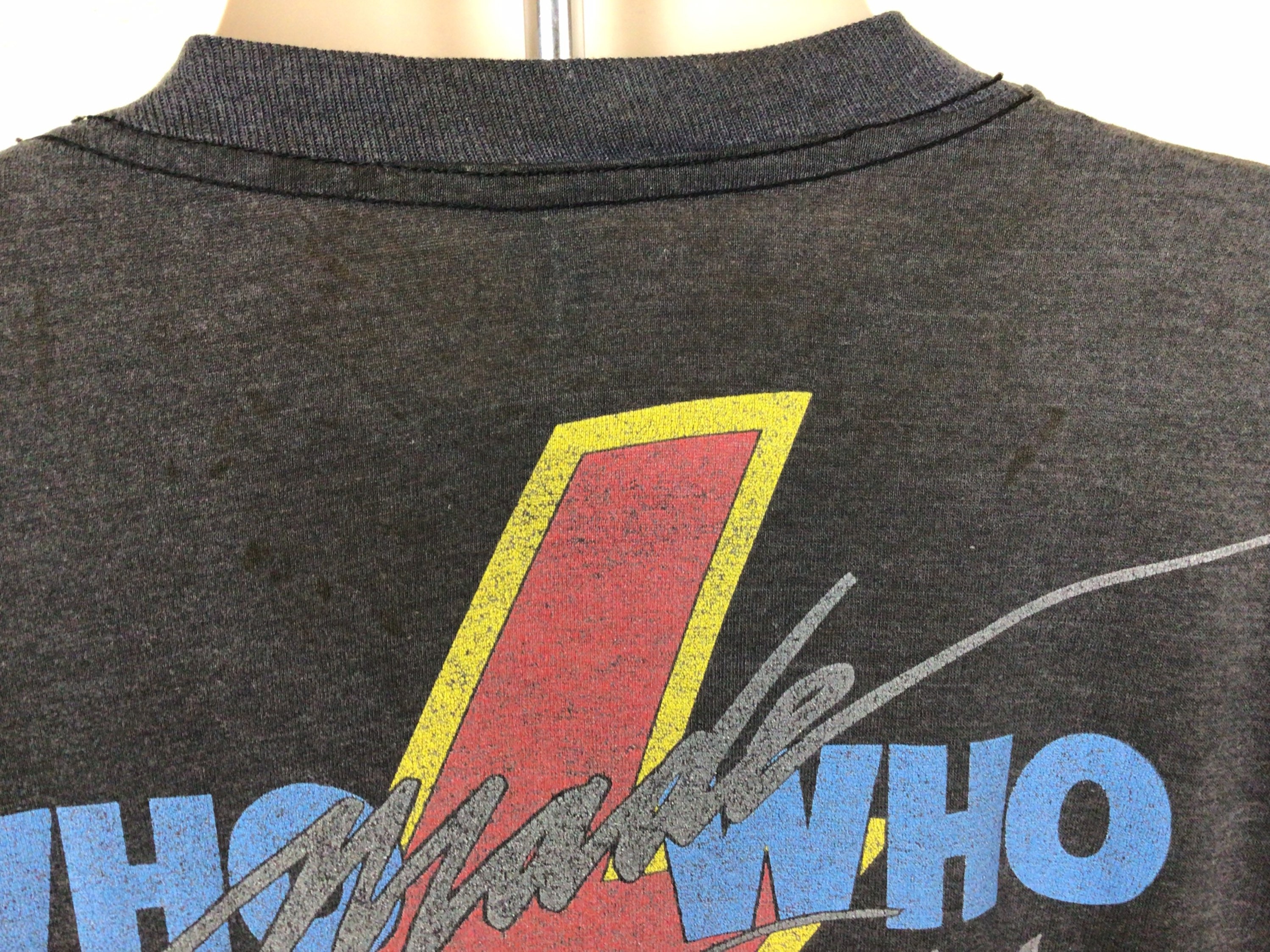 Vtg 1986 AC/DC Who Made Who Concert T-shirt Black L 80s ACDC