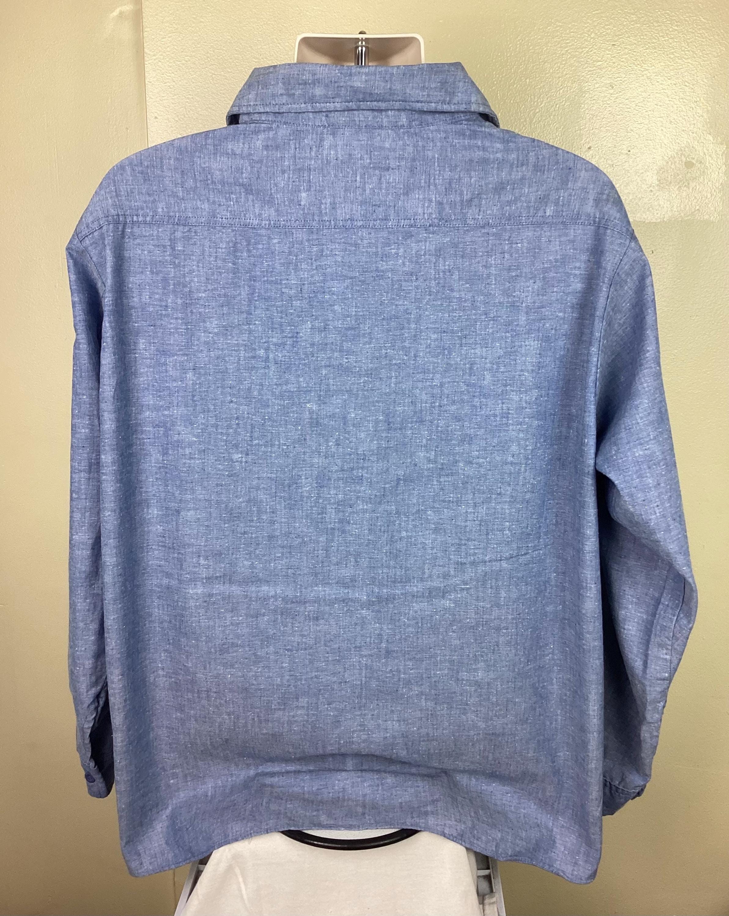 【70’s VINTAGE】L/S Chambray Work Shirt Vintage 70s LEVI'S Chambray Work Shirt button up size M | eBay