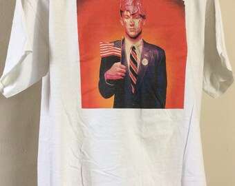 ヴィンテージ 1996 ミニストリー フィルス ピッグ Tシャツ ホワイト XL 