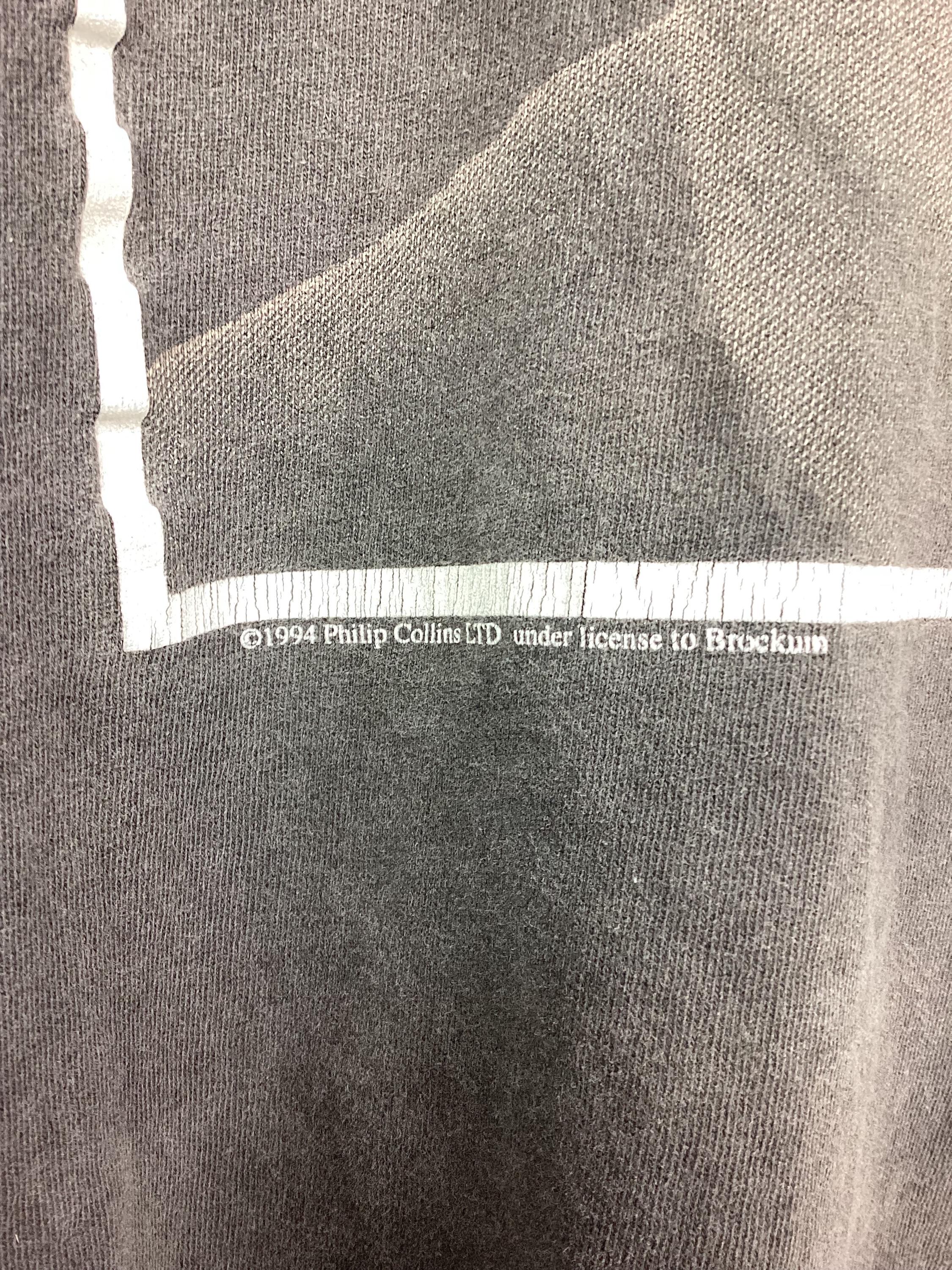 ヴィンテージ 1994 フィル・コリンズ コンサート Tシャツ 色あせ 黒 XL 