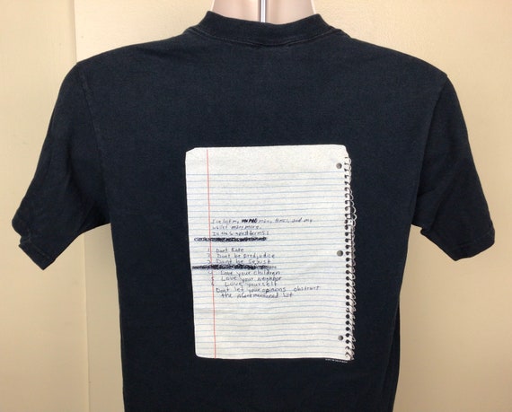 Vintage 2003 Kurt Cobain Nirvana Left Handed Guitar Tee