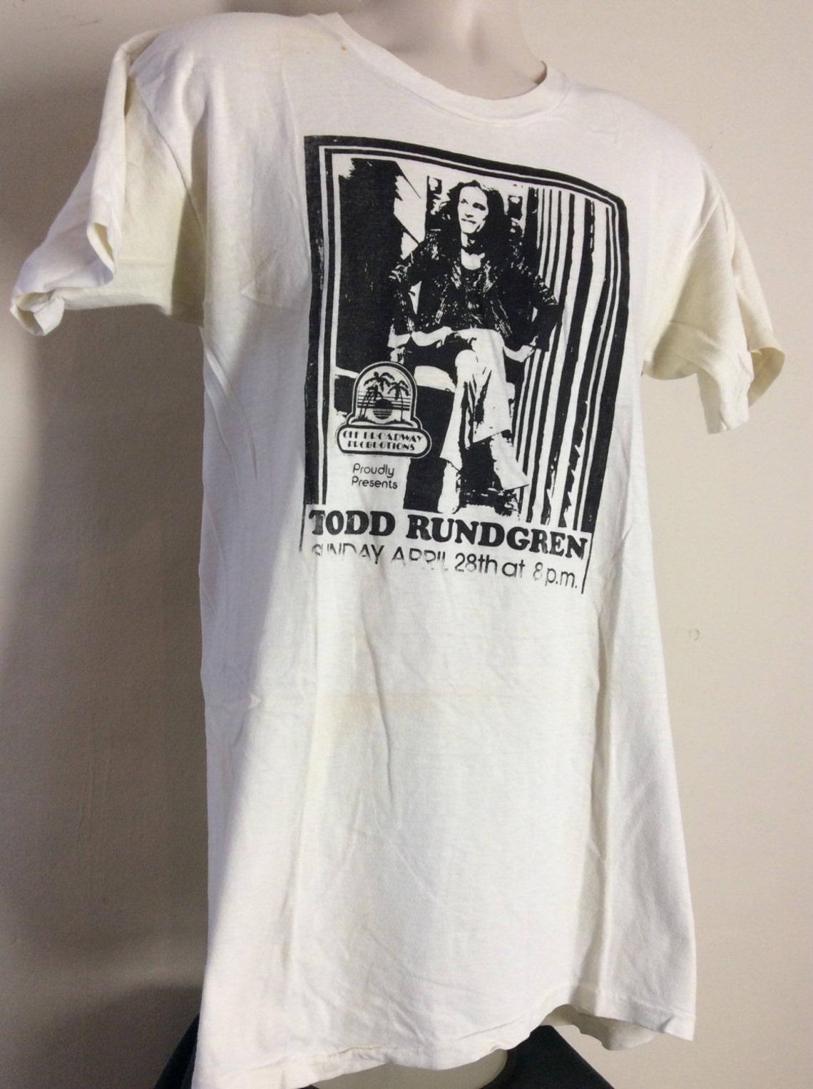 Vtg 1974 Todd Rundgren Steely Dan BTO Concert T-Shirt 70s | Etsy