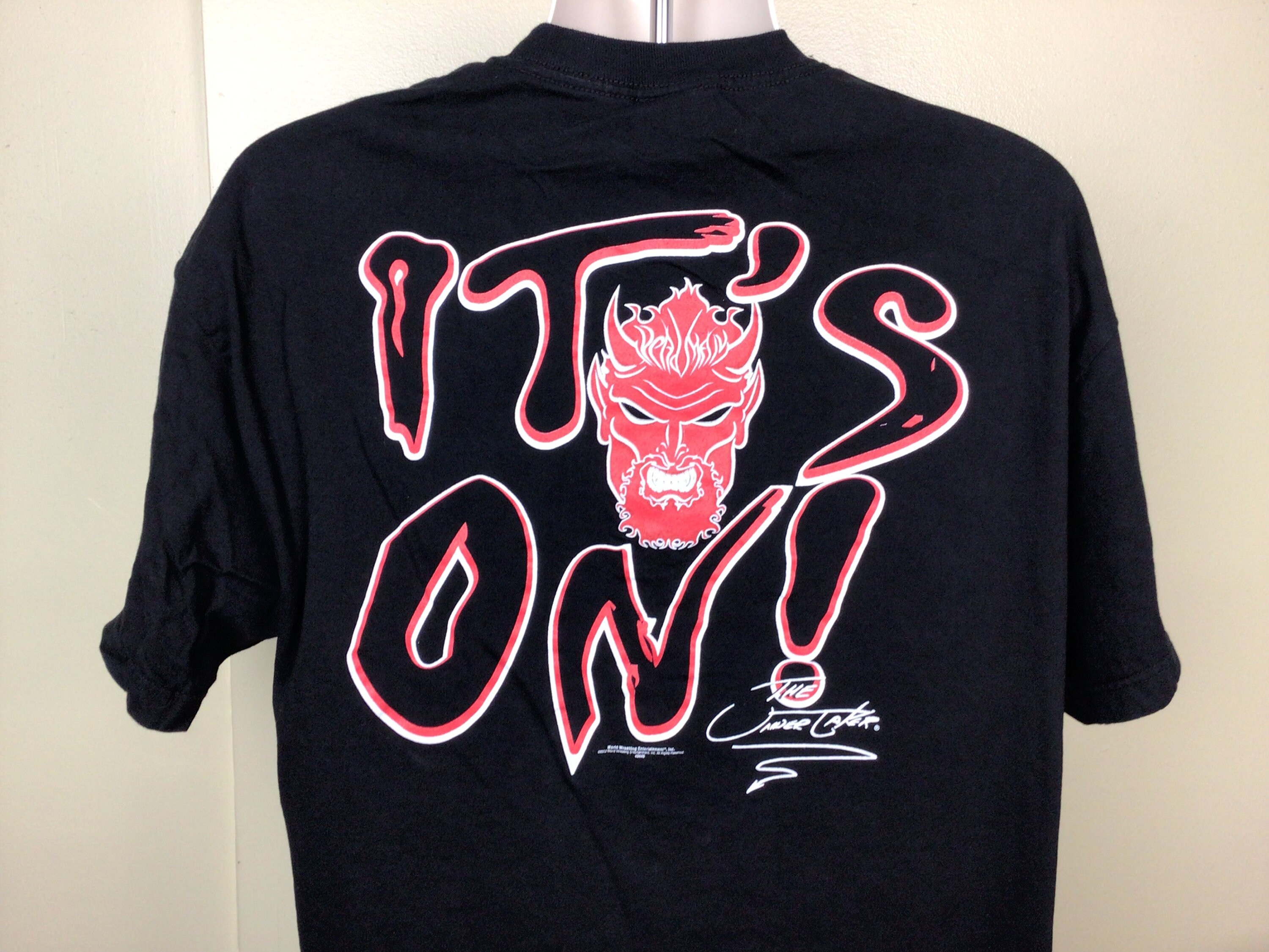 Vtg 2002 WWE the Undertaker T-shirt Black XL Y2K Anywhere