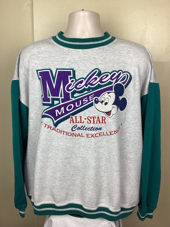 Vtg 90s Mickey Mouse All Star Collection Crewneck… - image 2