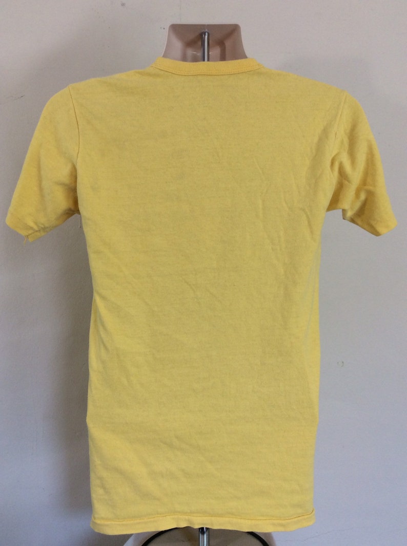 Vtg 1976 Farrah Fawcett Iron-on T-shirt Yellow S 70s Charlies - Etsy