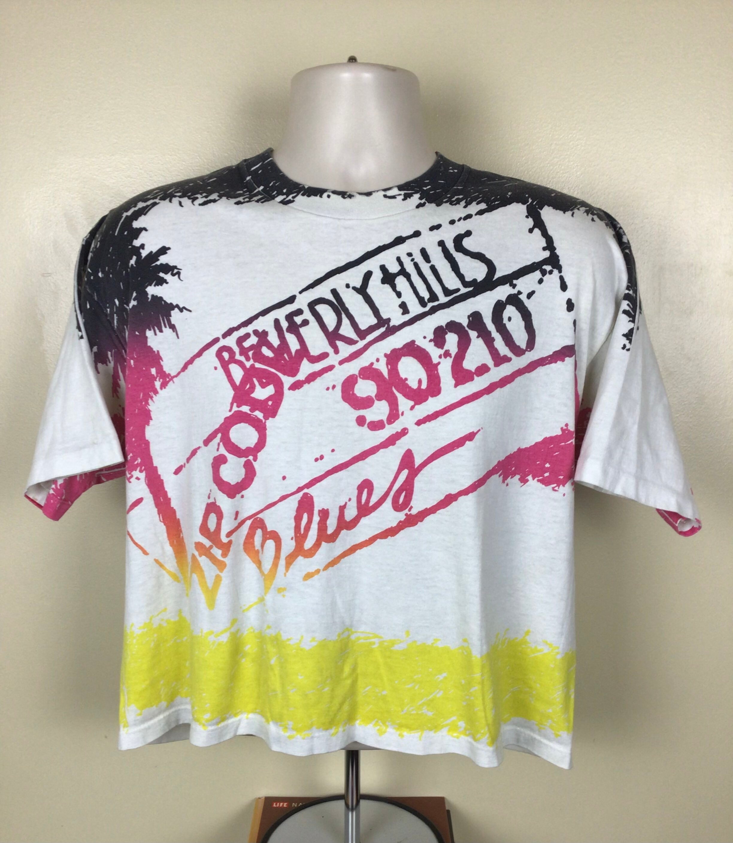 dynamisch hoogtepunt te veel Vtg 90s Beverly Hills Blues Boxy Fit All Over Print T-Shirt - Etsy België
