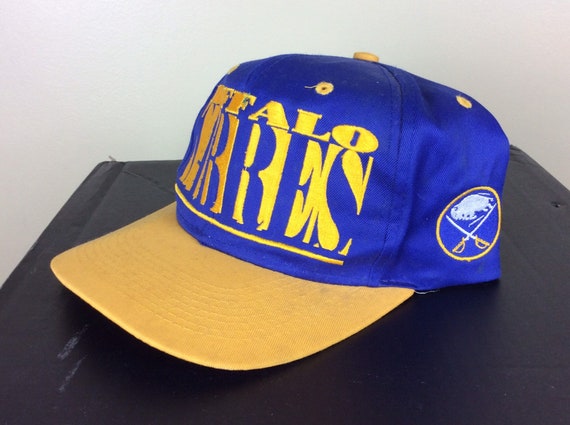 Vtg 90s Logo 7 Buffalo Sabres Baseball 
