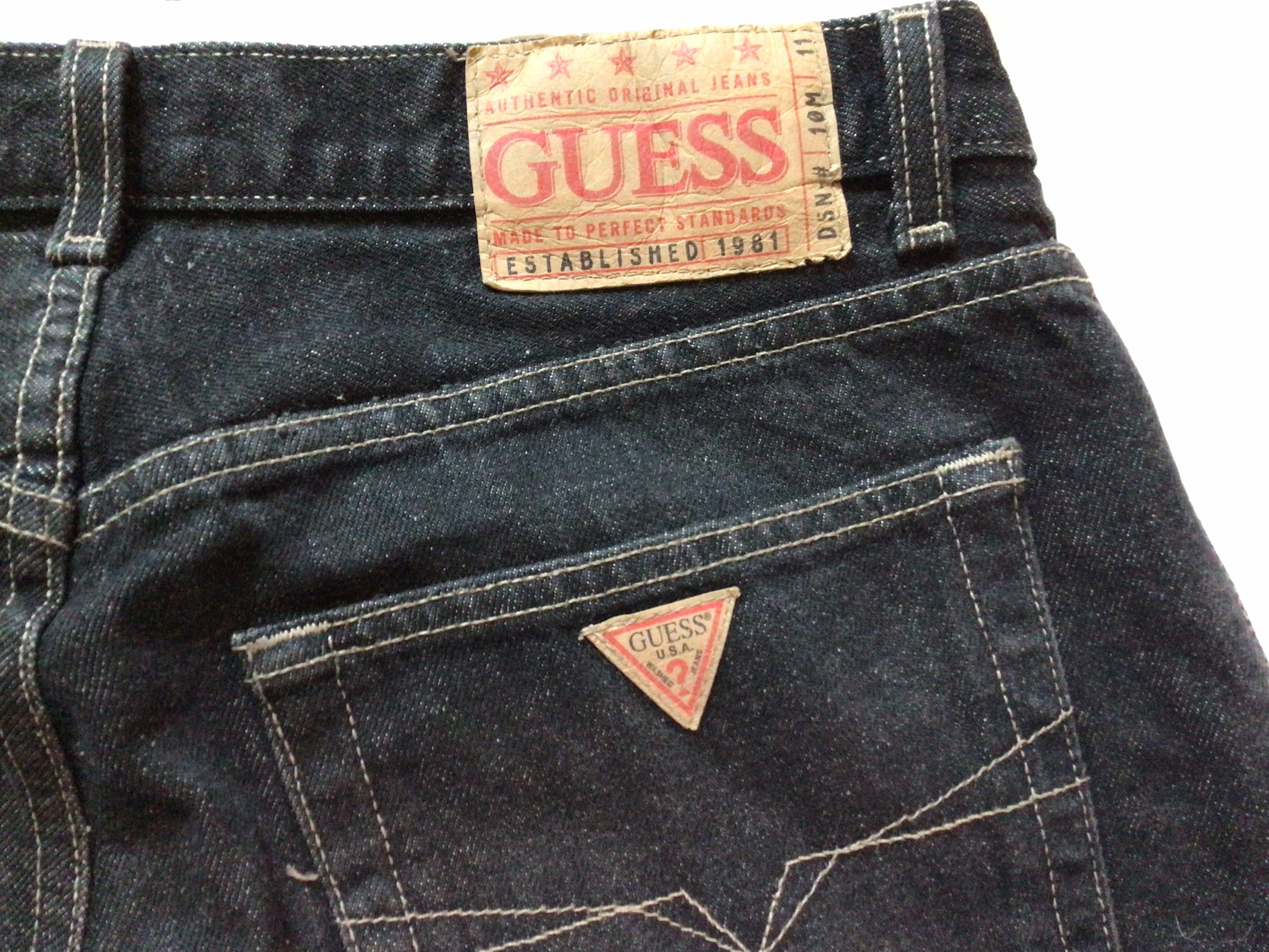 Vtg 80s 90s Guess Jeans Black 31 X 30 Made in USA Style Vtg 80s 90s Guess Jeans Black 31 X 30 Made in USA Style