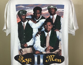 Vtg 1995 Boyz II Men Concert T-shirt White XL 90s Pop Hip Vtg 1995 Boyz II Men Concert T-shirt White XL 90s Pop Hip