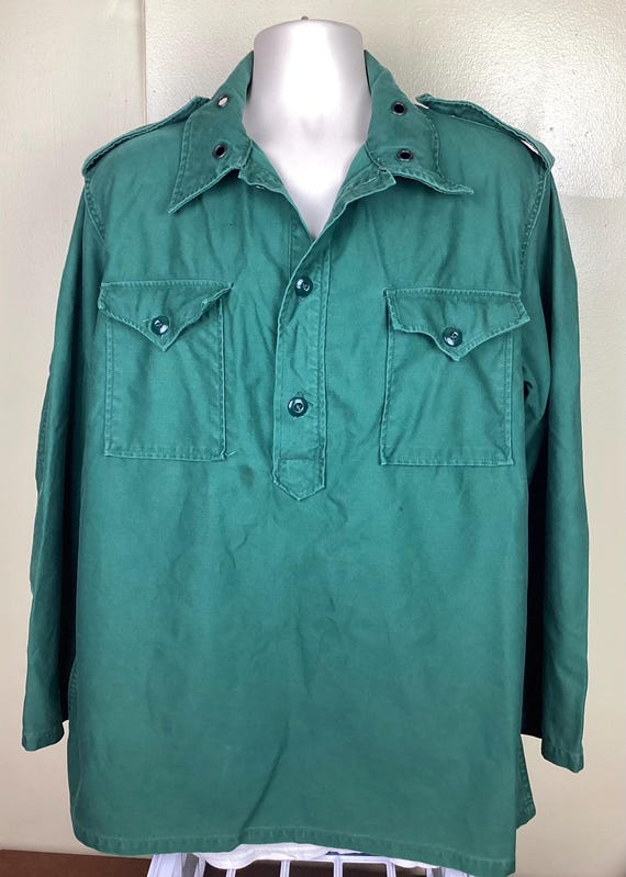 60s 米軍 US ARMY AGGRESSOR シャツ ミリタリー ビンテージ Vtg 60s US Military Aggressor Sateen Shirt Size Large Vietnam War