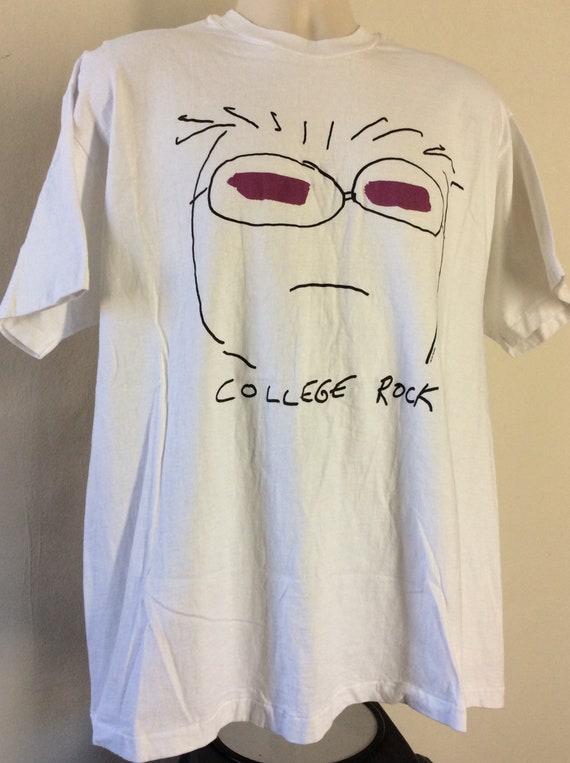 Vtg 1993 SST Records College Rock T-Shirt White X… - image 4