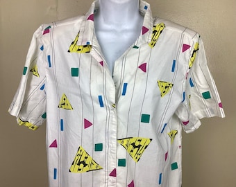 Vtg 70s 80s Hanes Thermal Long Sleeve Shirt White S/M 50/50 Waffle