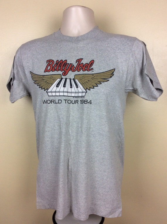 T-shirt Vintage 2006 Billy Joel Tour Concert - Modèle Double Face Avec Dates, Taille M Noir