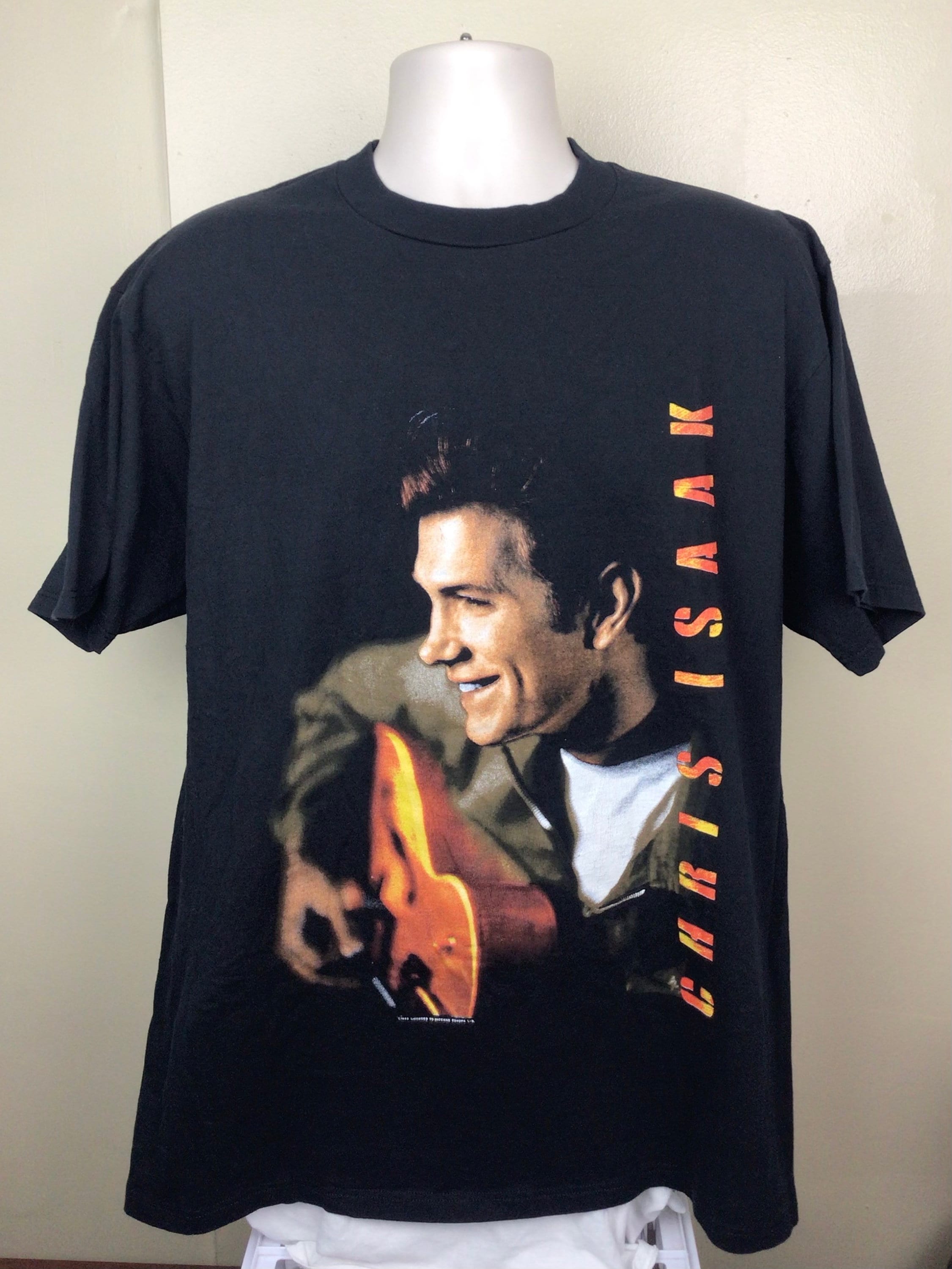 Vtg 1993 Chris Isaak Concert T-shirt Black XL 90s Country