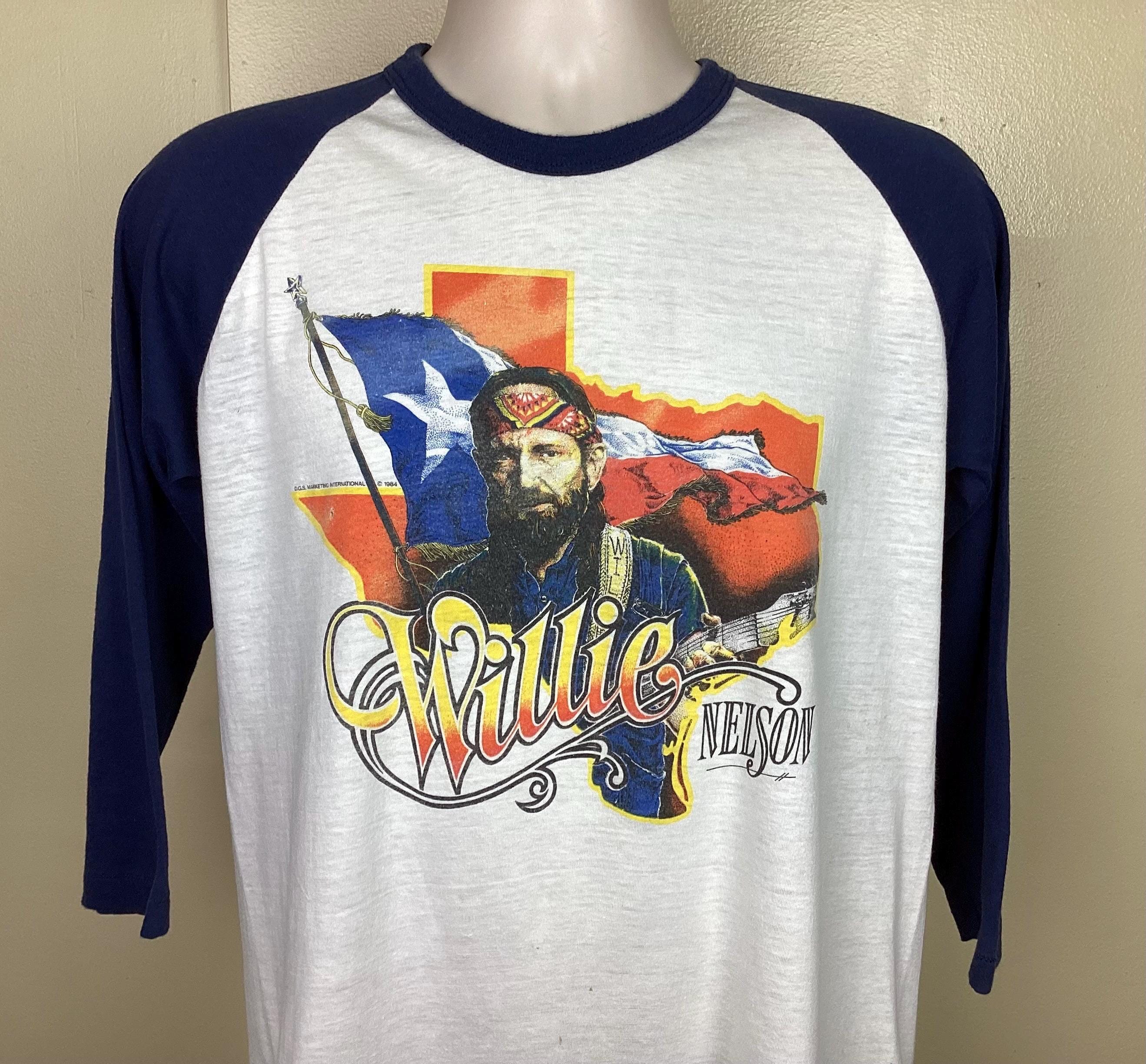80s vintage willie nelson tour Tシャツ USA製 XL * Vintage 1984 Willie Nelson Tour T Shirt * 80s Classic