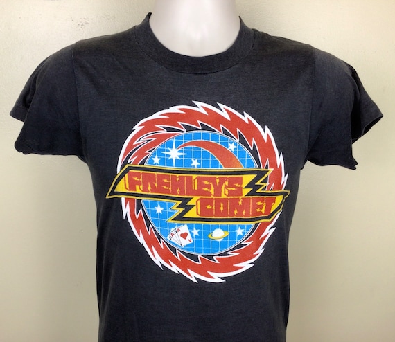 Vtg 80s Ace Frehley’s Comet T-Shirt Black XS 80s … - image 1