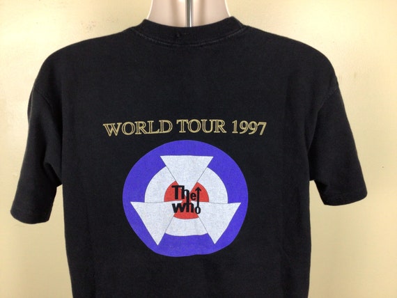Vtg 1997 The Who Quadrophenia Concert T-Shirt Bla… - image 2