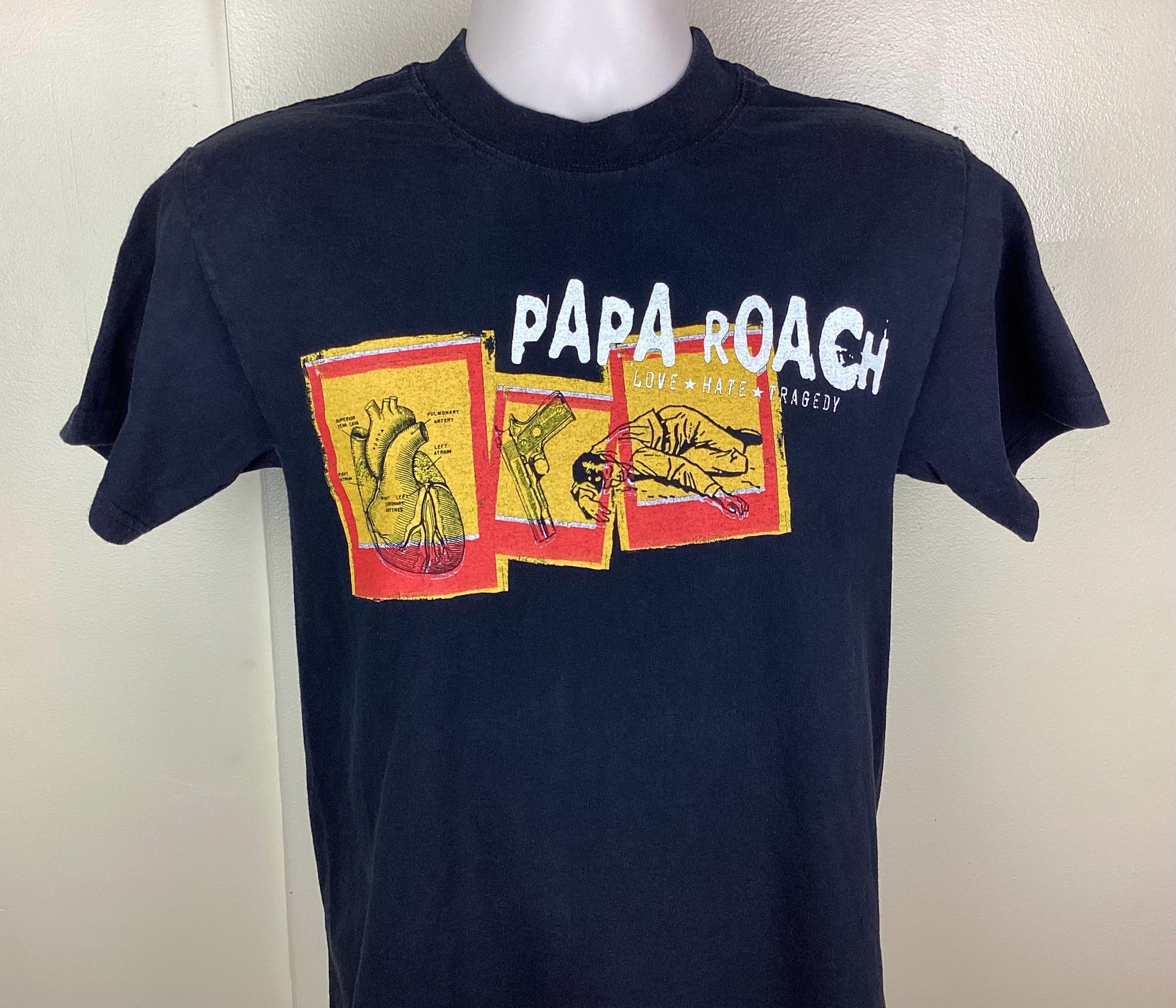 ヴィンテージ パパ・ローチ Tシャツ 2000 Y2K ラブ・ヘイト 
