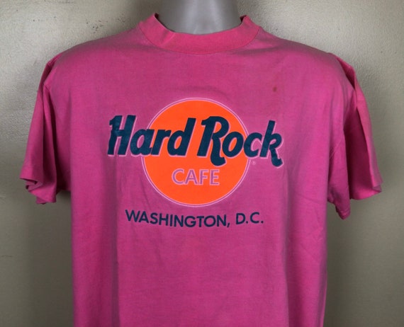 Vtg Early 90s Hard Rock Cafe Washington DC Save T… - image 1