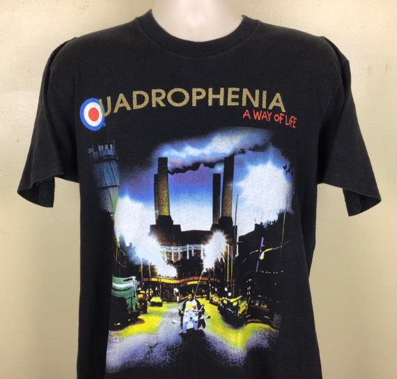 Vtg 1997 The Who Quadrophenia Concert T-Shirt Bla… - image 1