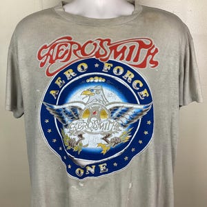 ヴィンテージ 80 年代 エアロスミス T シャツ エアロフォース