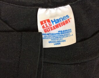 Vtg 1994 Led Zeppelin T-shirt Black M/L 90s Classic Rock Band