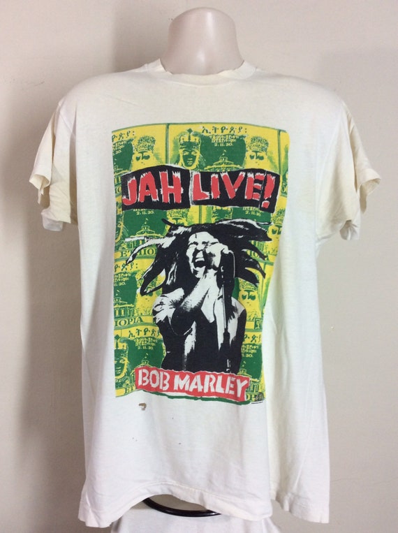 Buy 80s Live Bob Marley L/XL Screen Stars Online in India - Etsy