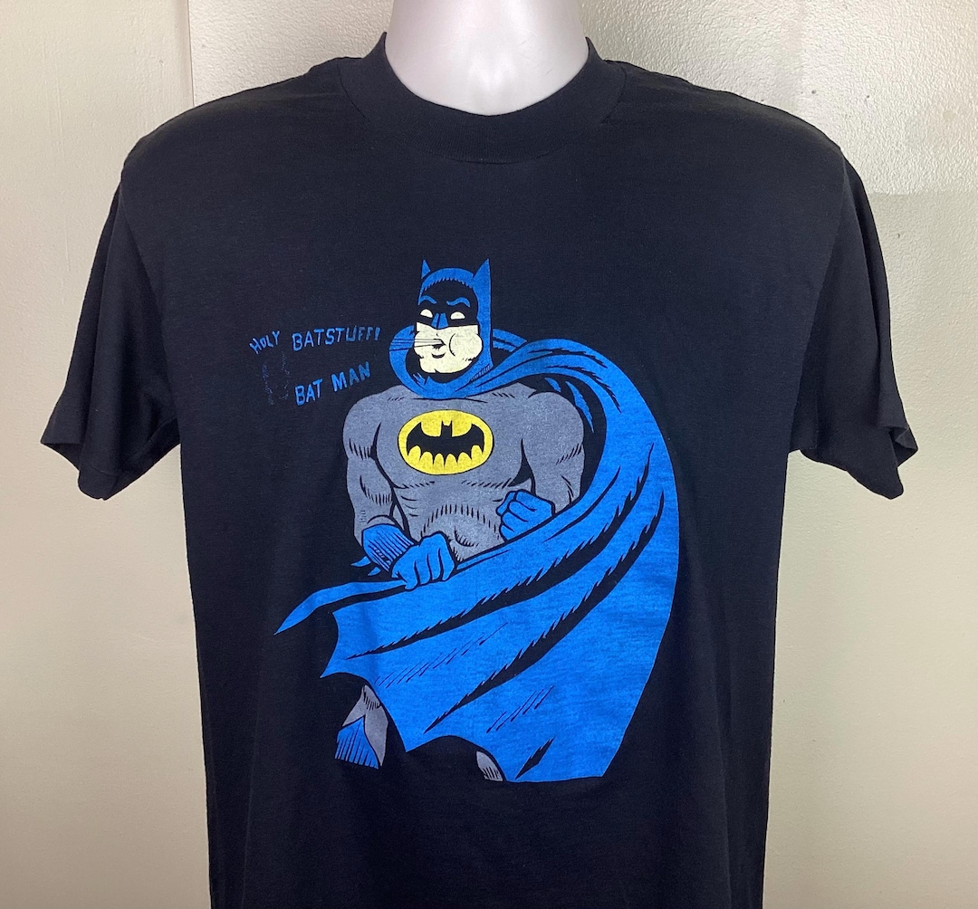 ヴィンテージ 80年代 バットマン Tシャツ ブラック M/L ホーリーバット 