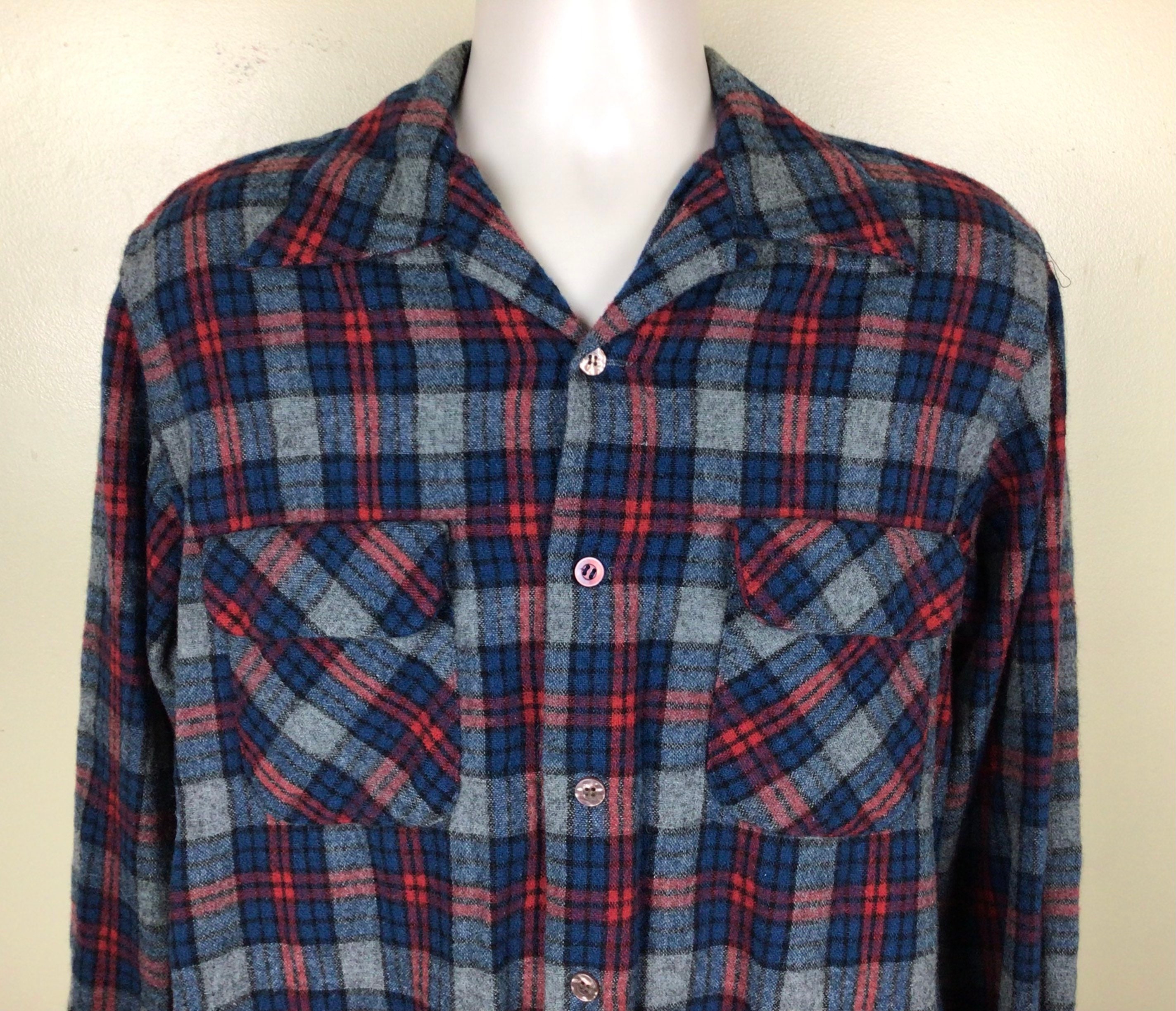Mens Sears Loop Collar Shirt - Etsy