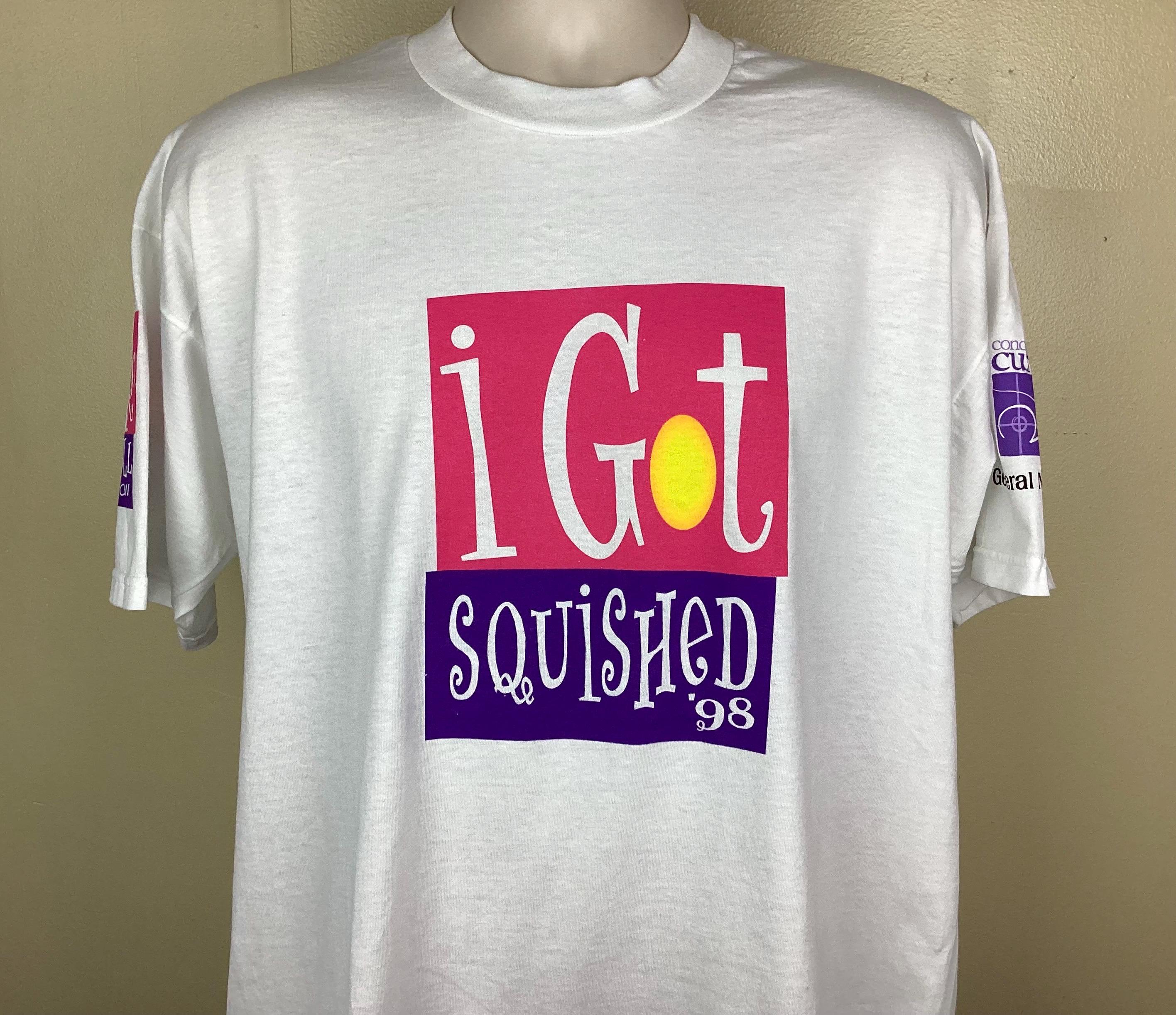 ヴィンテージ 1998 ロージー・オドネル・ショー I Got Squished T 