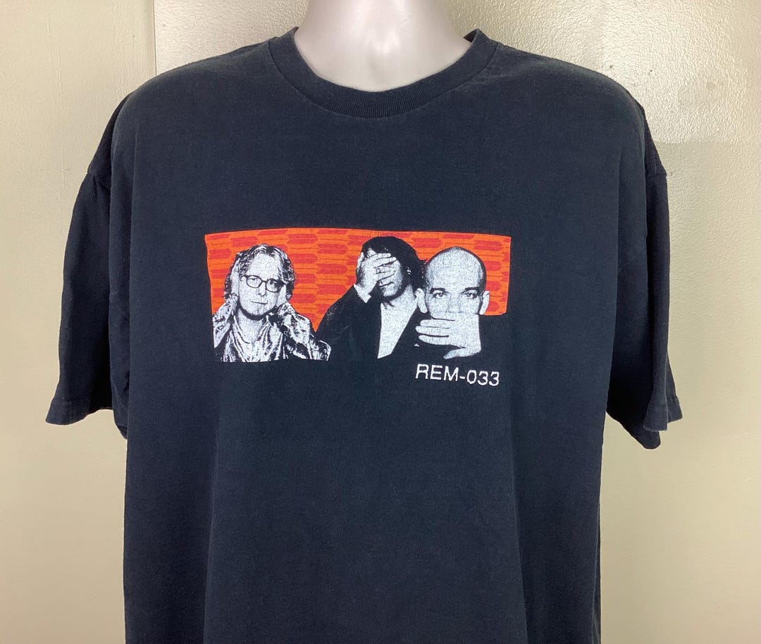 Vtg 1999 R.e.m. Concert T-shirt Black Xl/xxl 90s Rem Indie Vtg 1999 R.e.m. Concert T-shirt Black Xl/xxl 90s Rem Indie