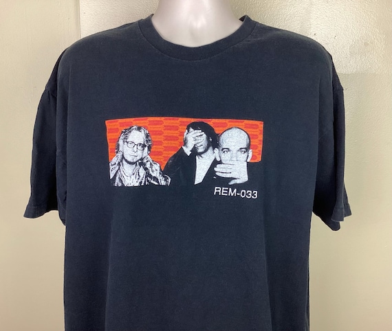 Vtg 1999 R.e.m. Concert T-shirt Black Xl/xxl 90s Rem Indie Vtg 1999 R.e.m. Concert T-shirt Black Xl/xxl 90s Rem Indie