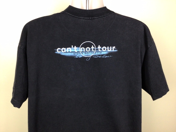 Vtg 1996 Alanis Morissette Concert T-shirt Black XL/XXL 90s