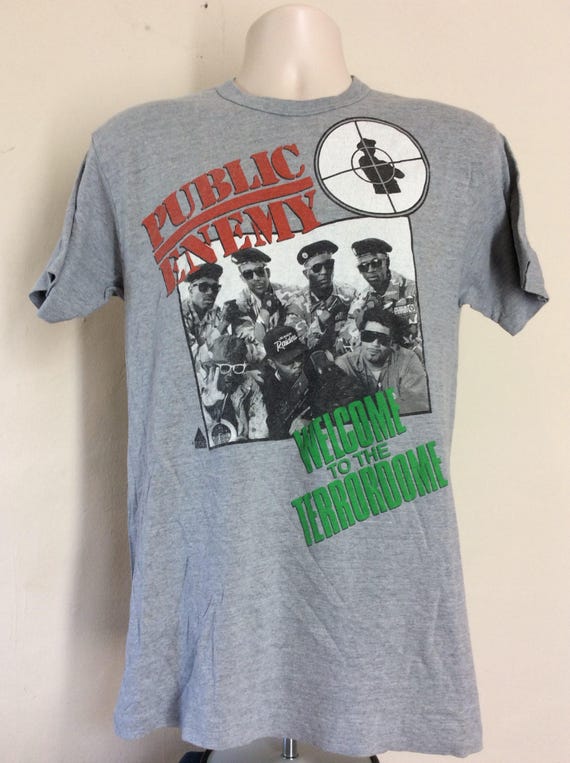 Vtg 1990 Public Enemy Welcome To The Terrordome T-